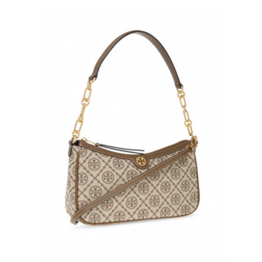 Tory Burch Jacquard Signature Crossbody Shoulder Pochette Bag - Picture 2 of 8